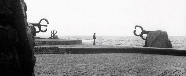 ´Peine del Viento´ (Eduardo Chillida, 1976). Foto: Chillida Leku.