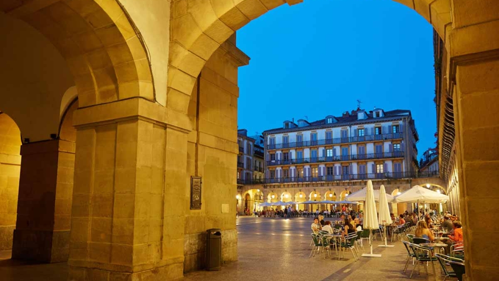 Donostiako alde zaharra.