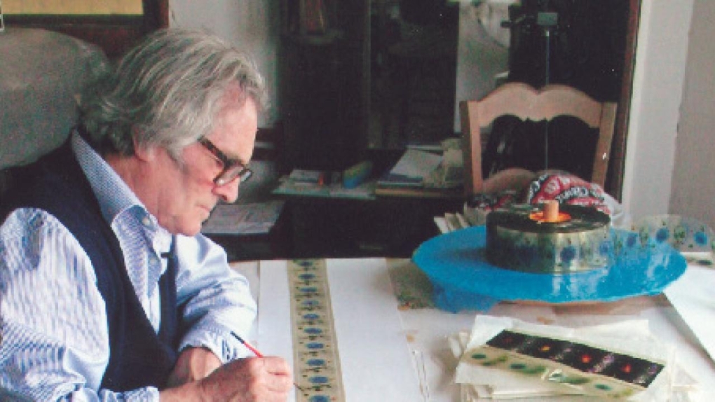 Jose Antonio Sistiaga, animador y realizador del cortometraje ´De la luna a Euskadi´ (1968).