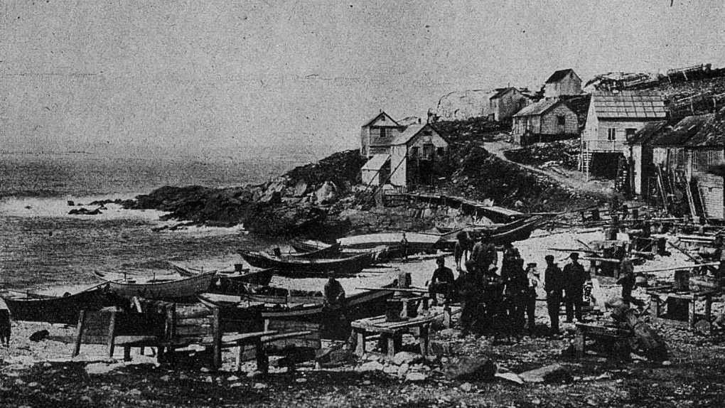 Saint- Pierreko txoko bat (1921). Argazkia: Wikimedia Commons