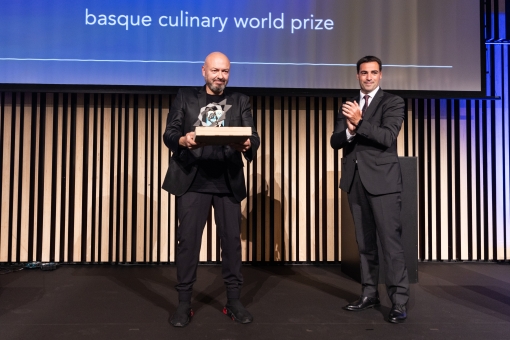 Andrés Torres, ganador del Basque Culinary World Prize 2024 © Basque Culinary Center