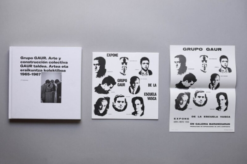 Poster for the GAUR group´s presentation exhibition at the Barandiaran Gallery, Donostia-San Sebastián, 1966