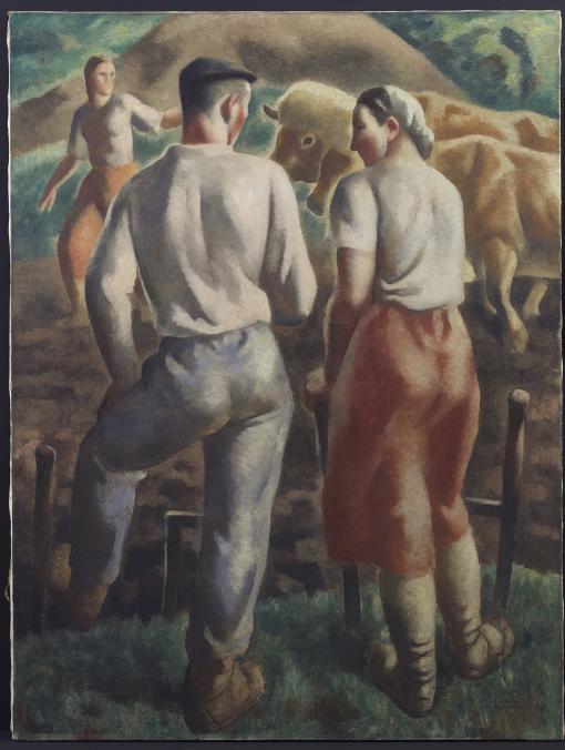 ´Diggers or Rustic Romance´. Aurelio Arteta. c. 1930-35. Bilbao Fine Arts Museum