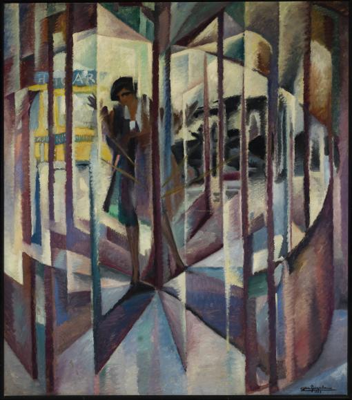 ´The Revolving Door or Portrait of Begoña de la Sota´. Antonio Guezala. 1927. Bilbao Fine Arts Museum